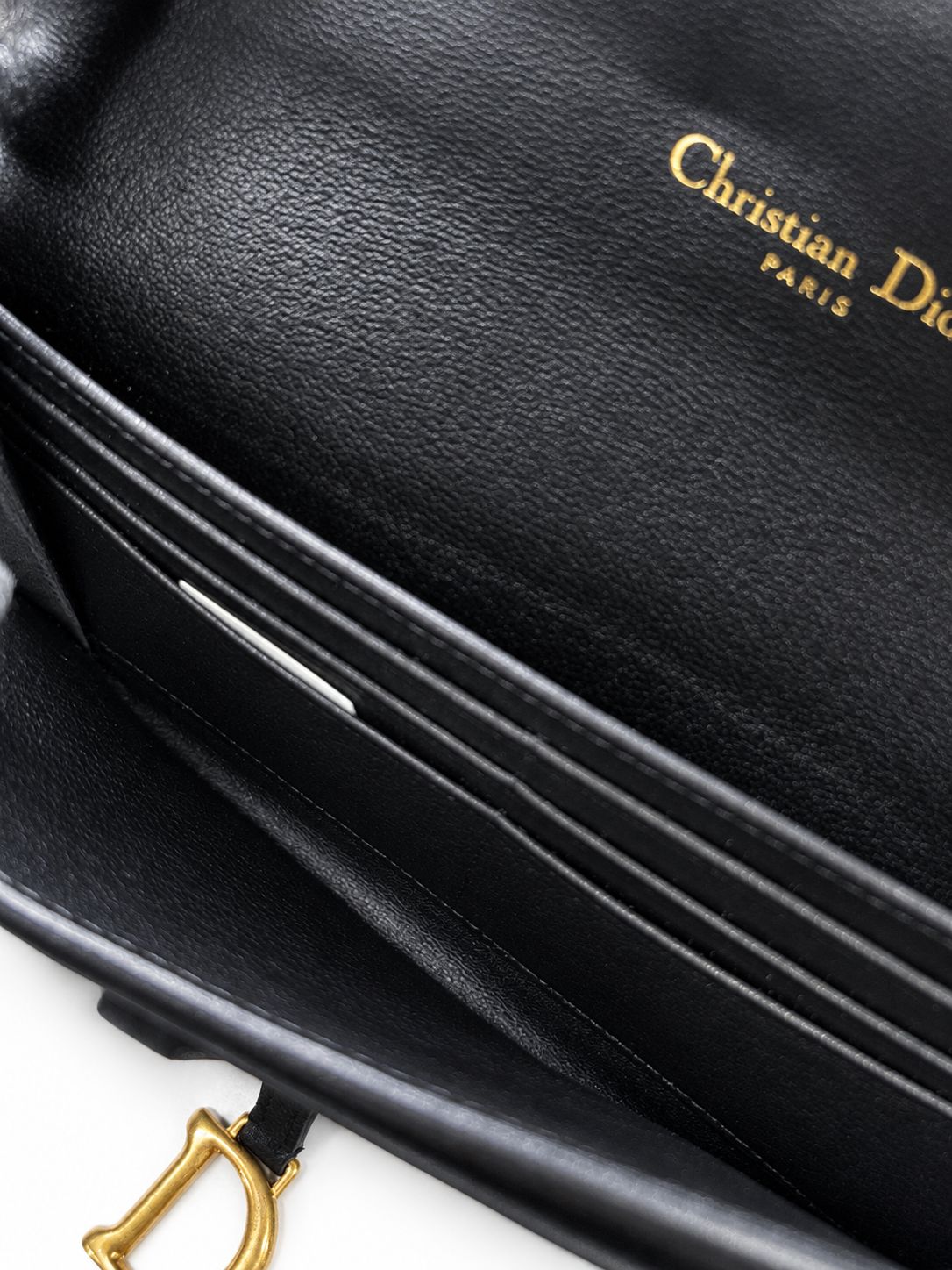 Dior Saddle Long Wallet On Chain